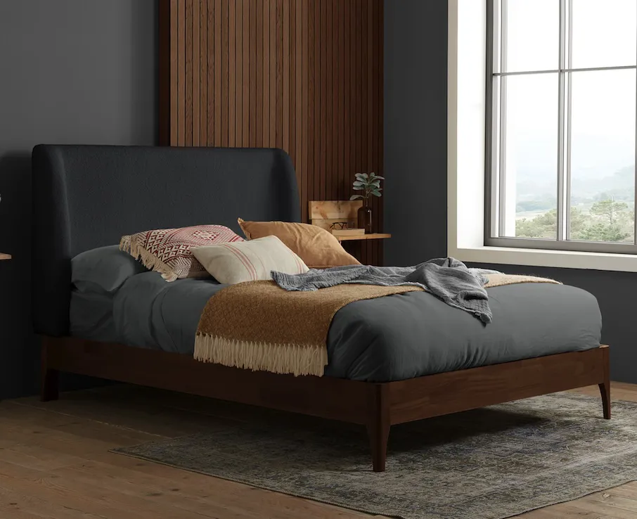 Lucca Grey Bed Frame